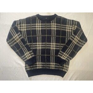 Vintage 90s Knit Sweater Mens Large Pullover Trading Company Acrylic